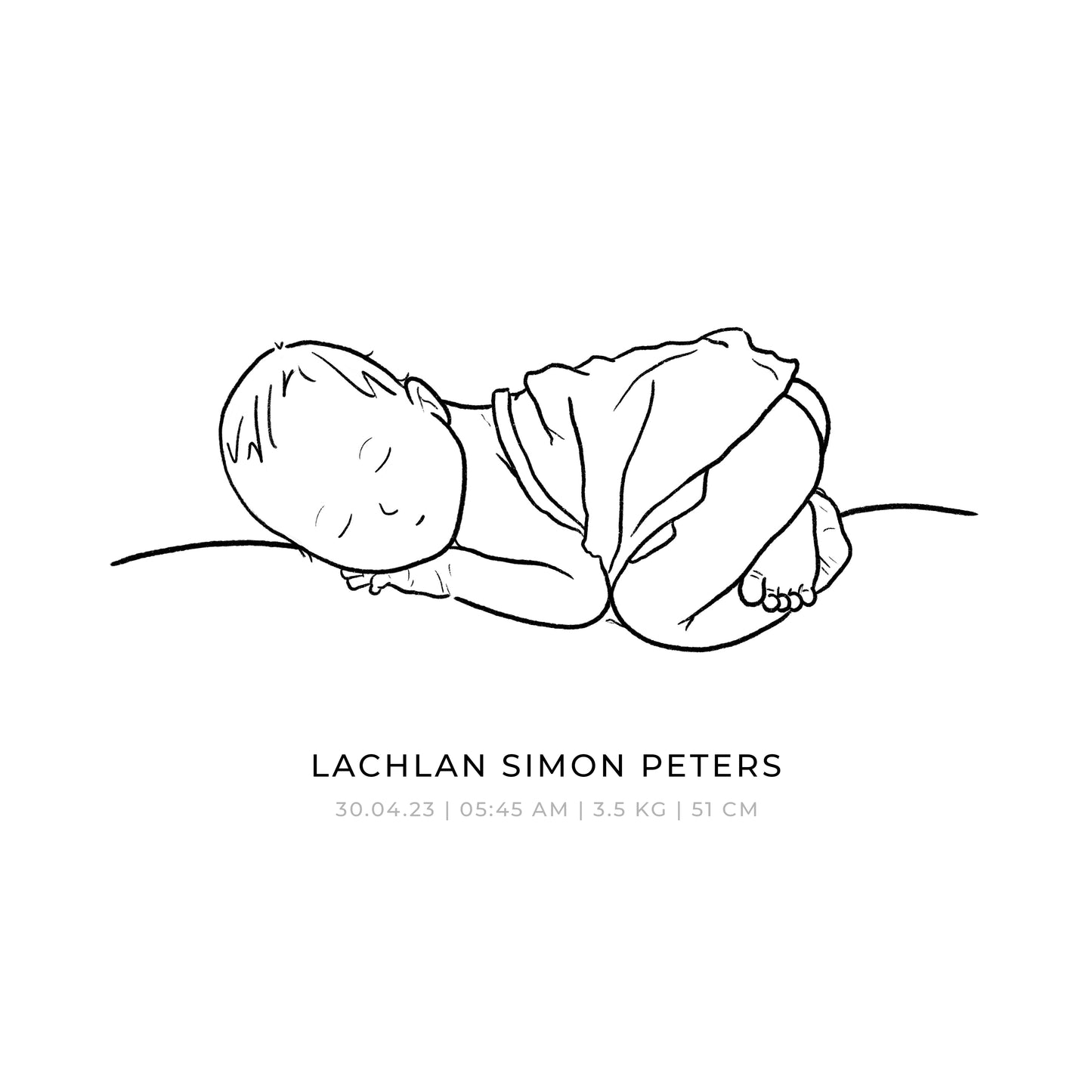 Custom Baby Birth Posters