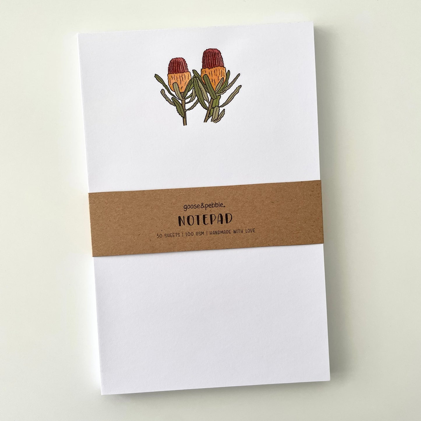 Banksia Unlined Notepad