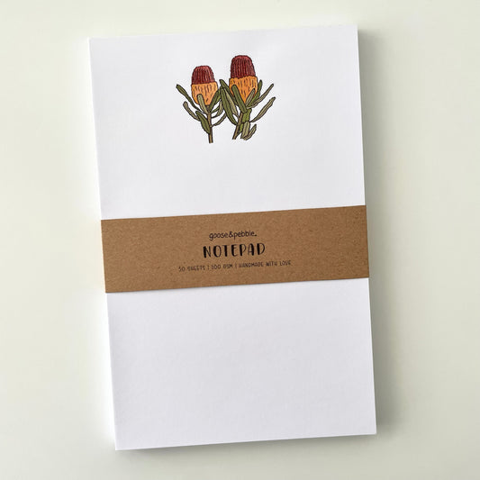Banksia Unlined Notepad