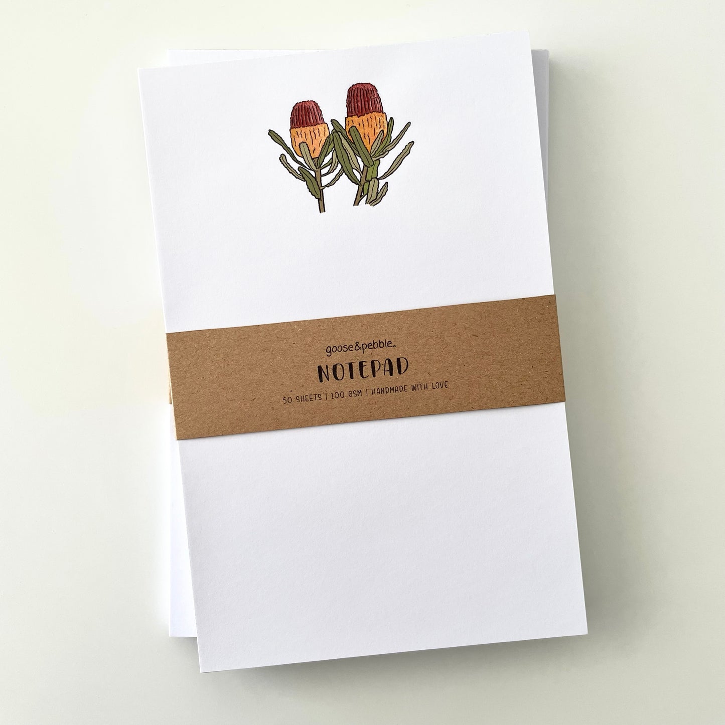 Banksia Unlined Notepad