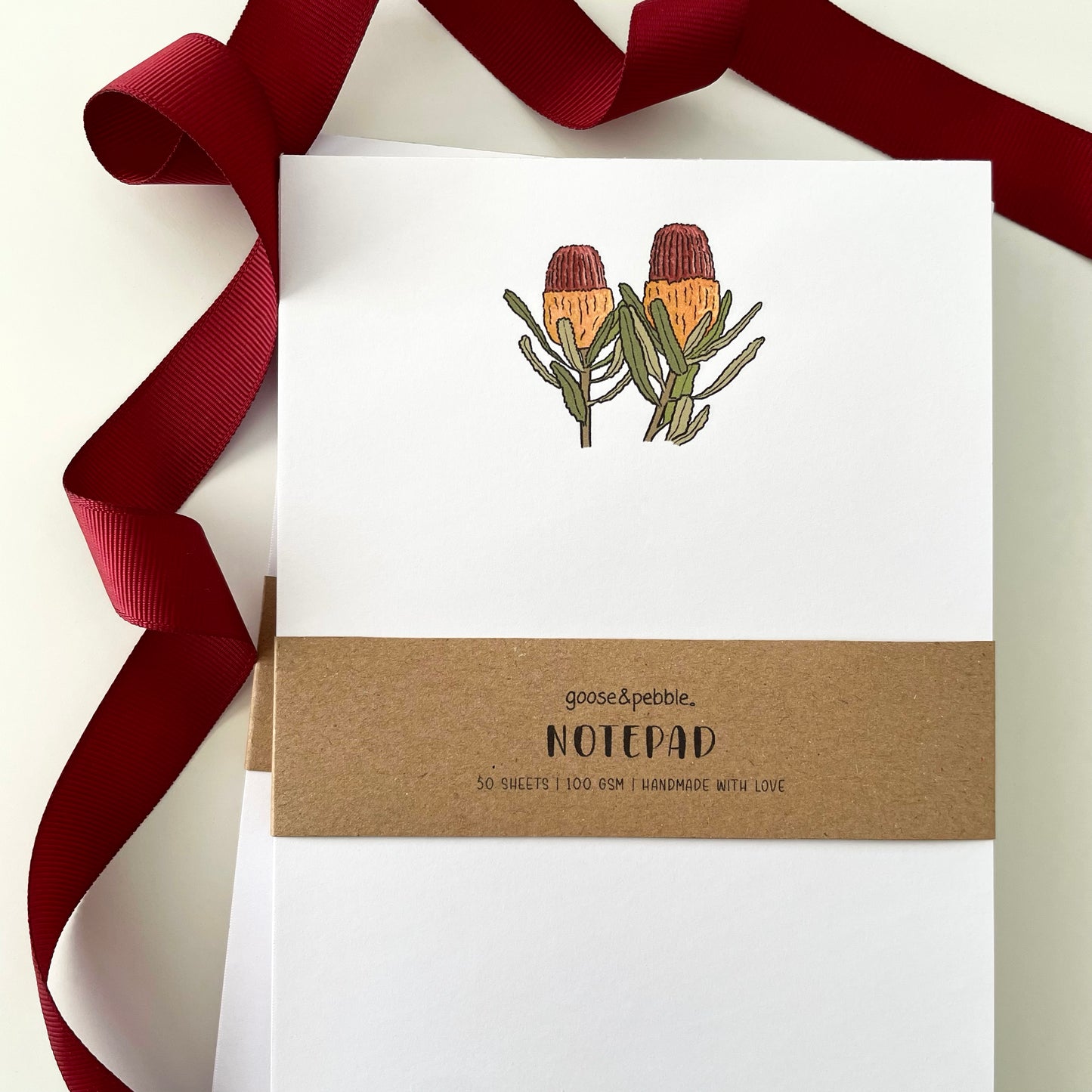 Banksia Unlined Notepad