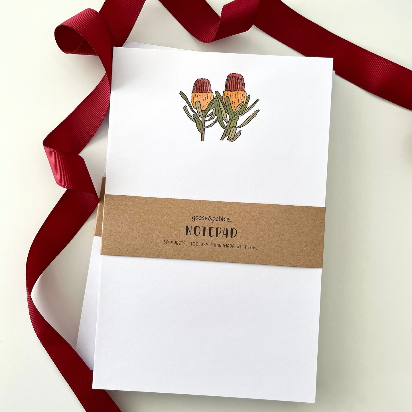 Banksia Unlined Notepad