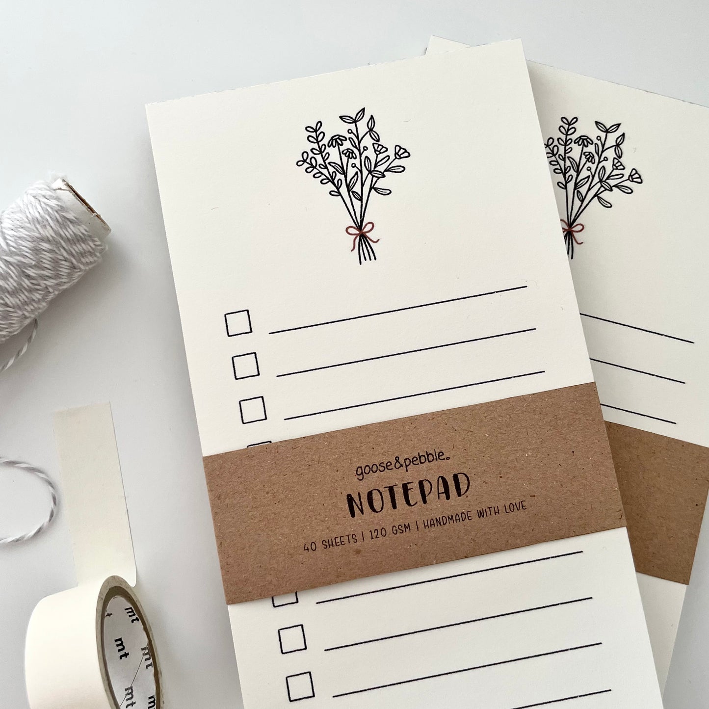 Floral Bouquet To-Do List Notepad
