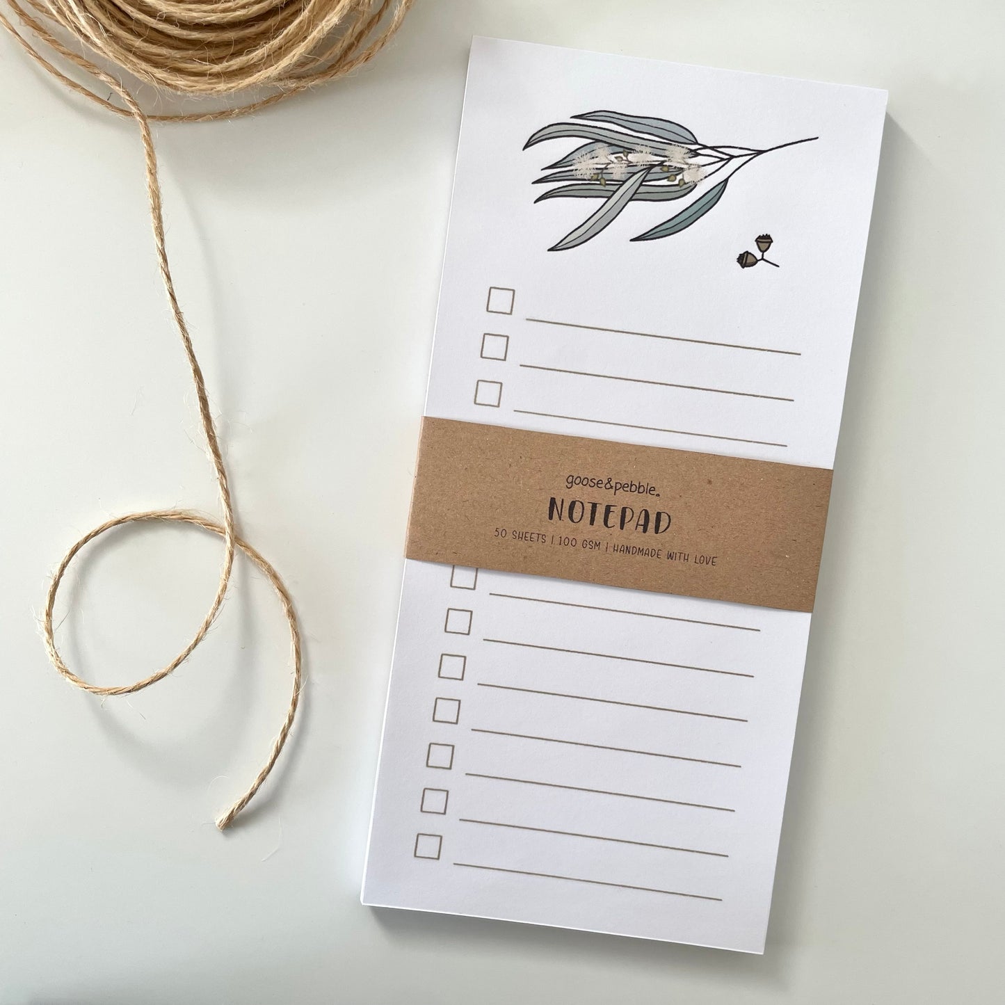 Gum Leaves To-Do List Notepad