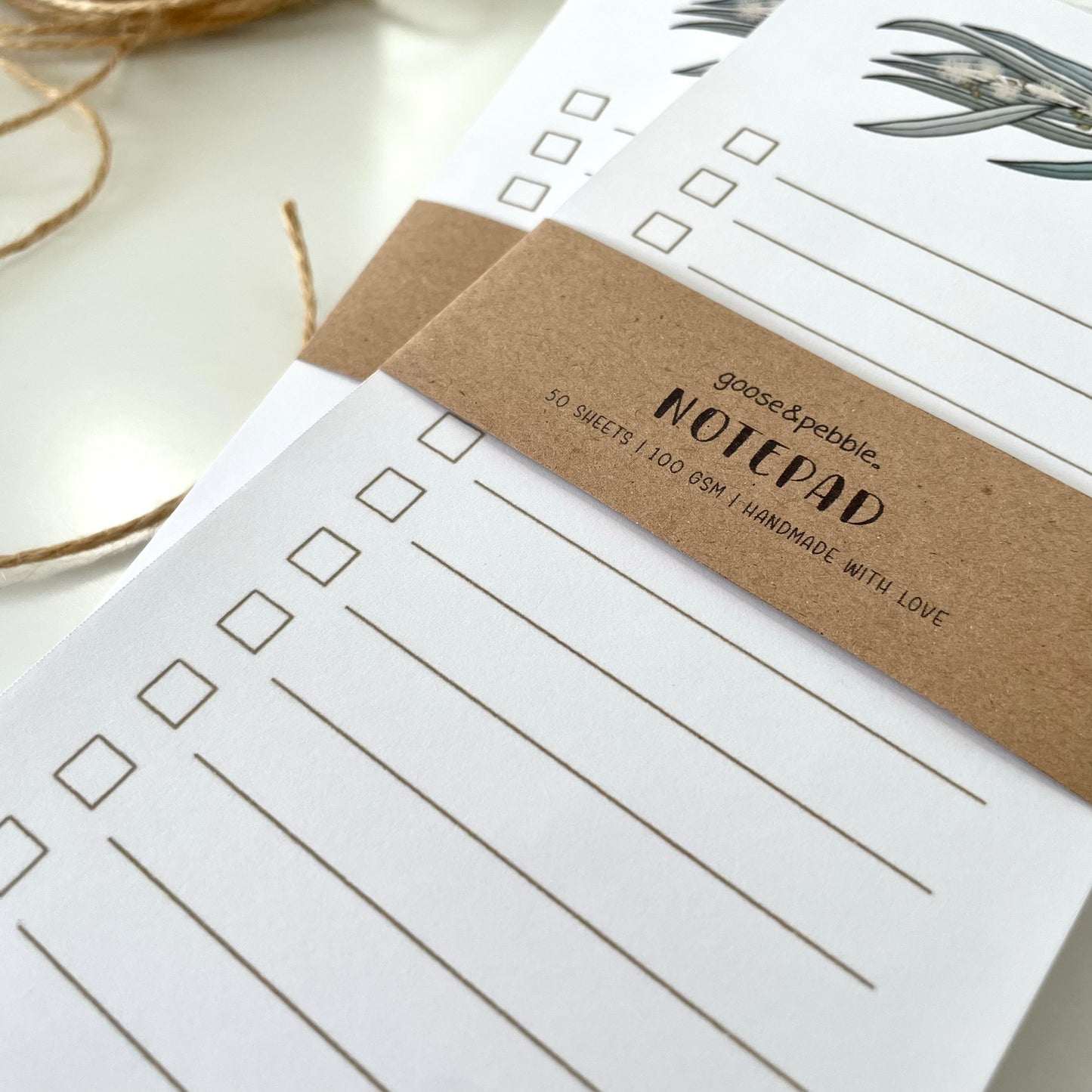 Gum Leaves To-Do List Notepad