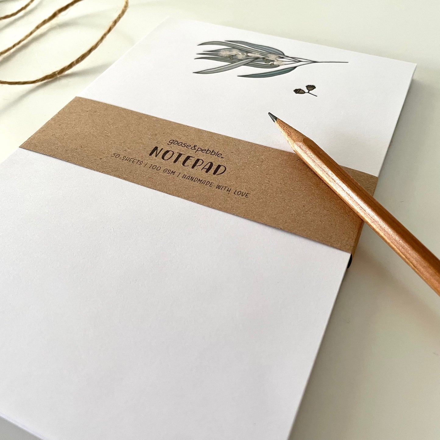 Gum Leaves Unlined Notepad