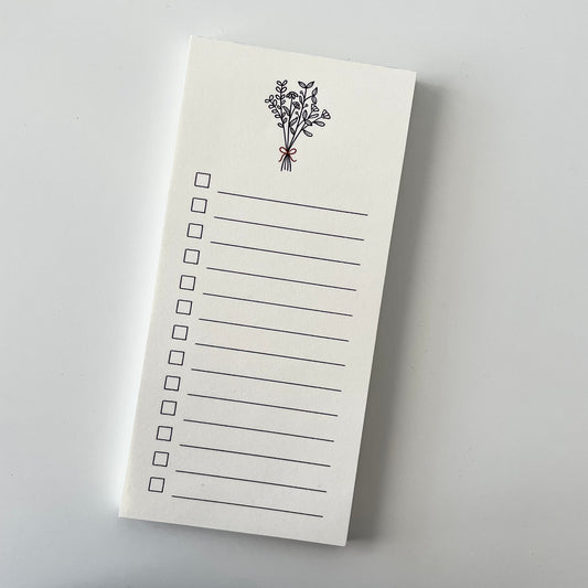 Floral Bouquet To-Do List Notepad