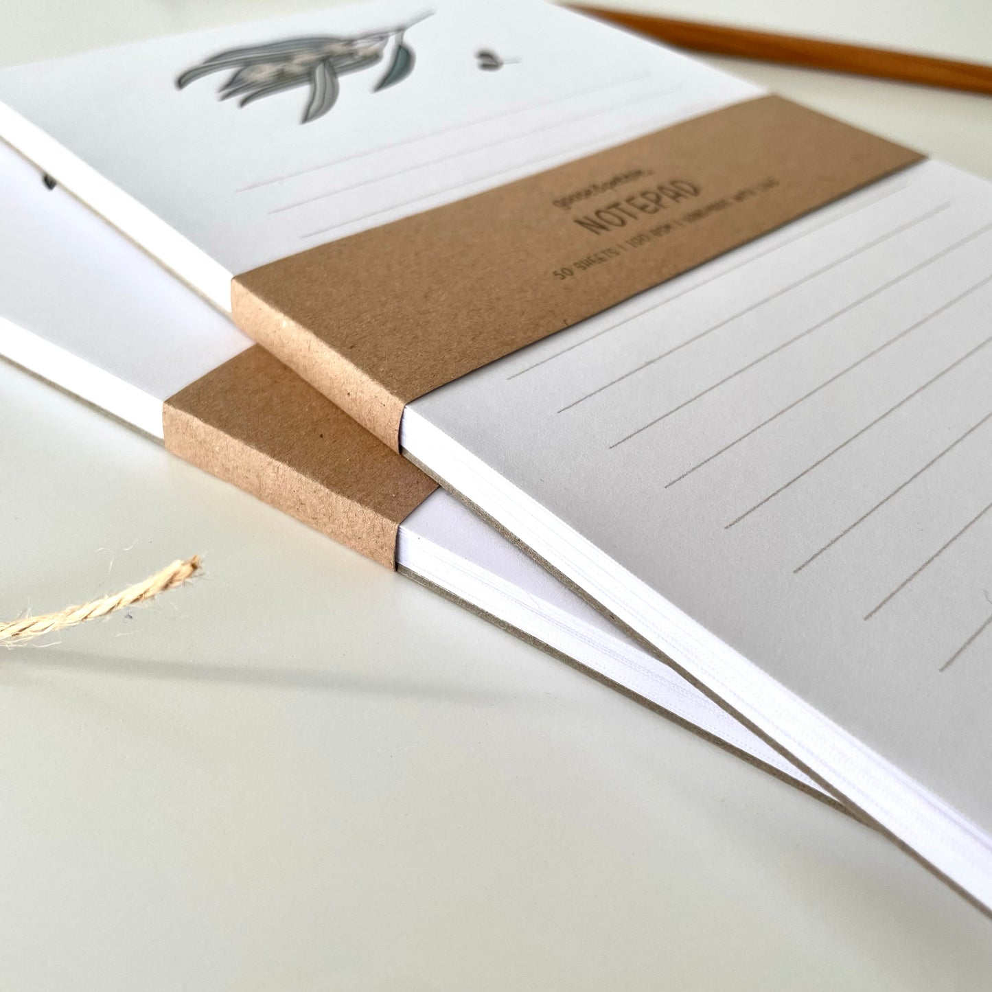 Gum Leaves Lined Notepad