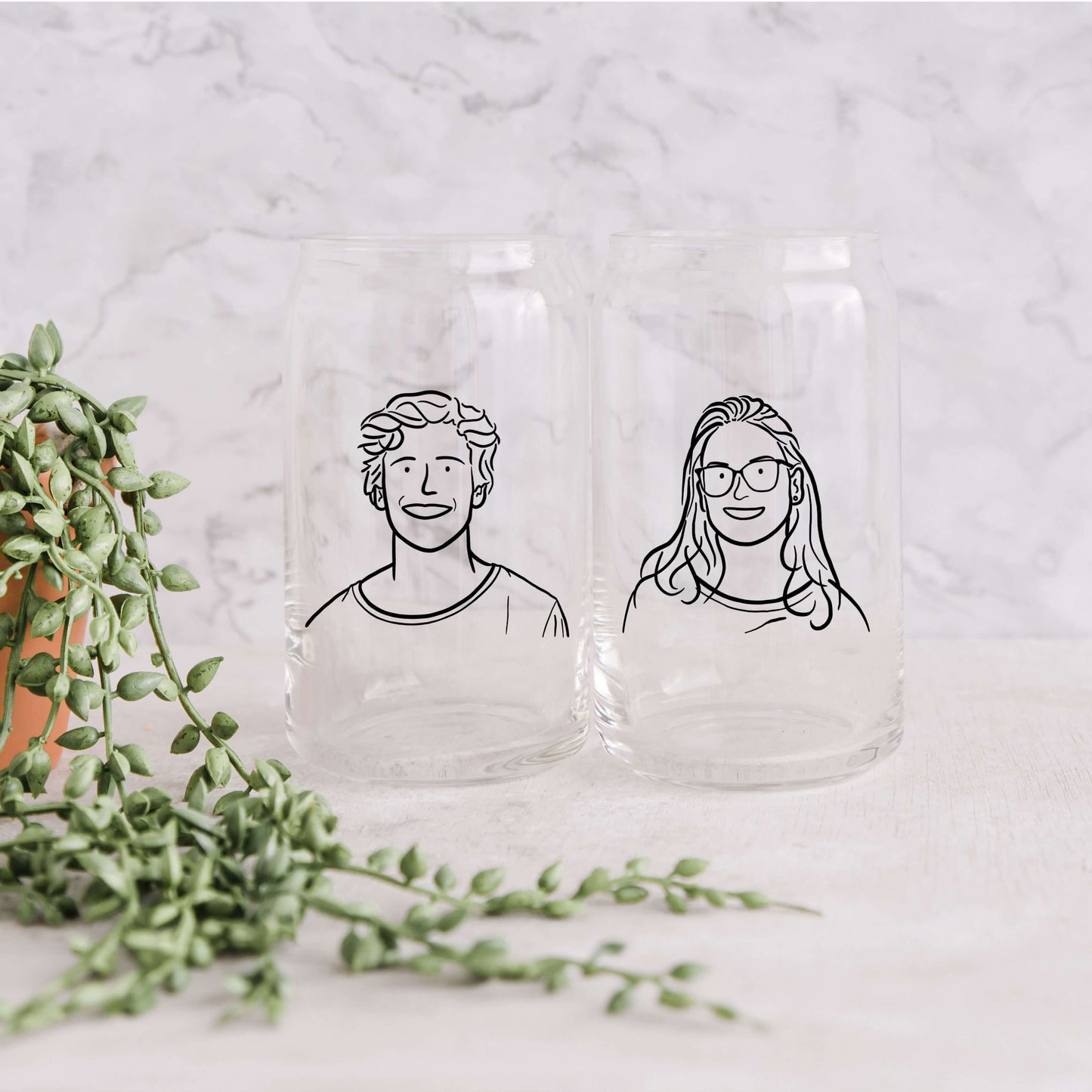 Custom Glass Tumblers
