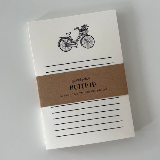 Vintage Bicycle A6 Notepad