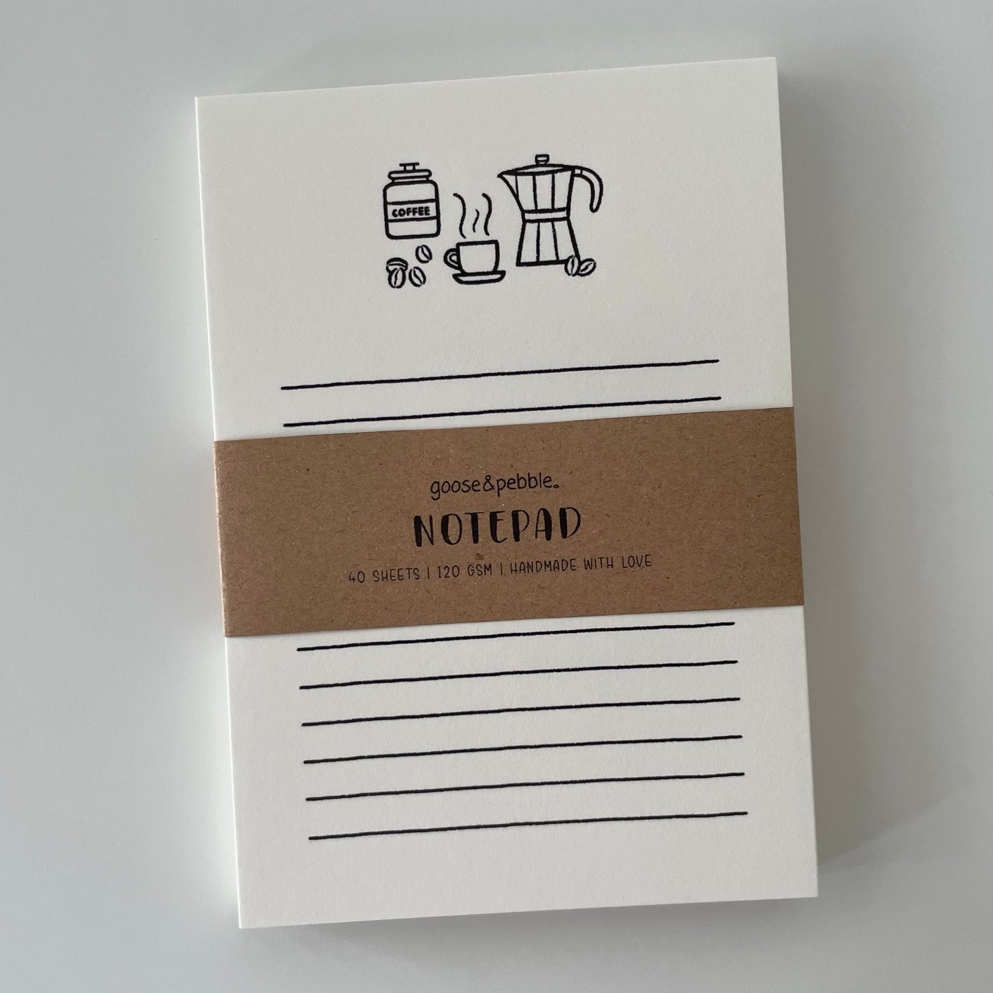 Coffee Notes A6 Notepad