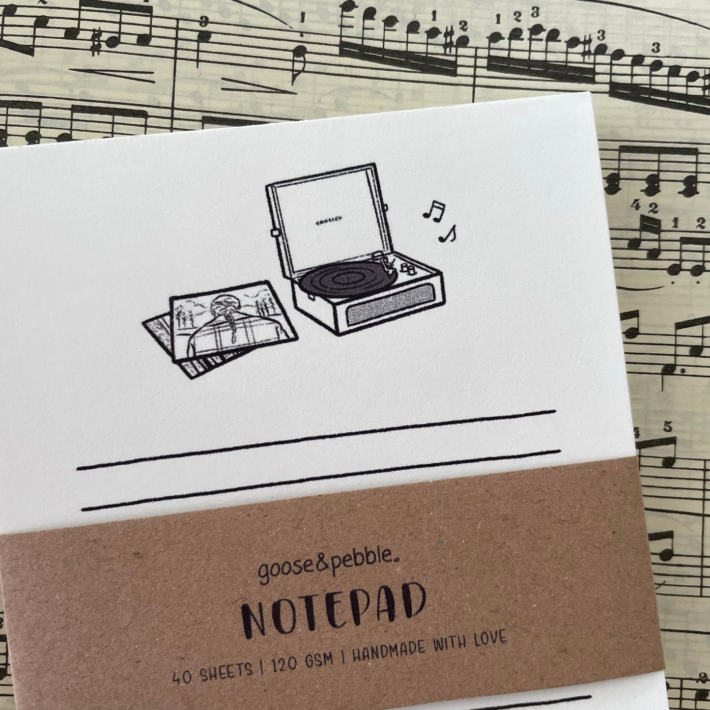 Spinning Swiftly A6 Notepad