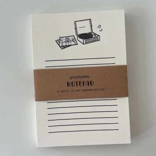 Spinning Swiftly A6 Notepad