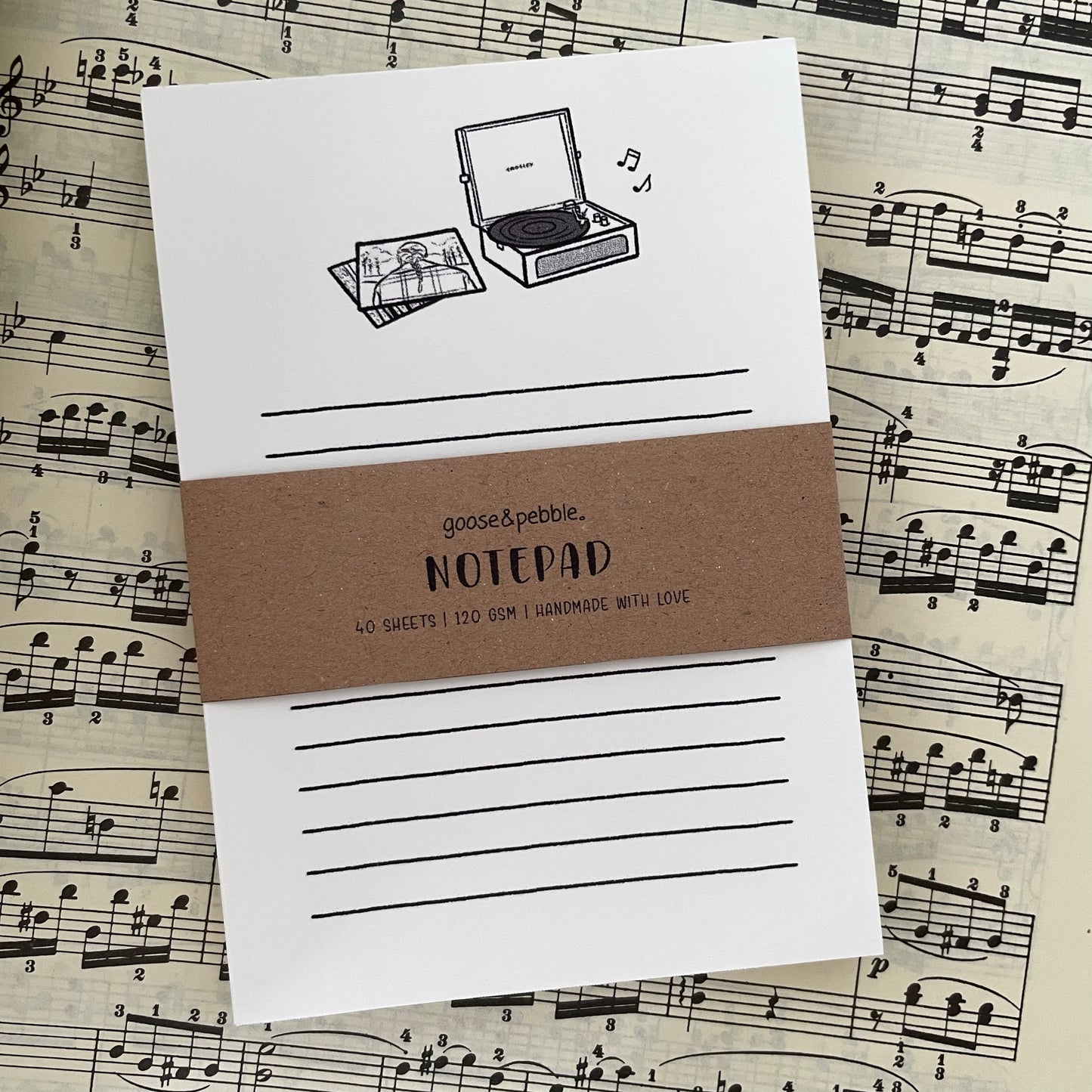 Spinning Swiftly A6 Notepad
