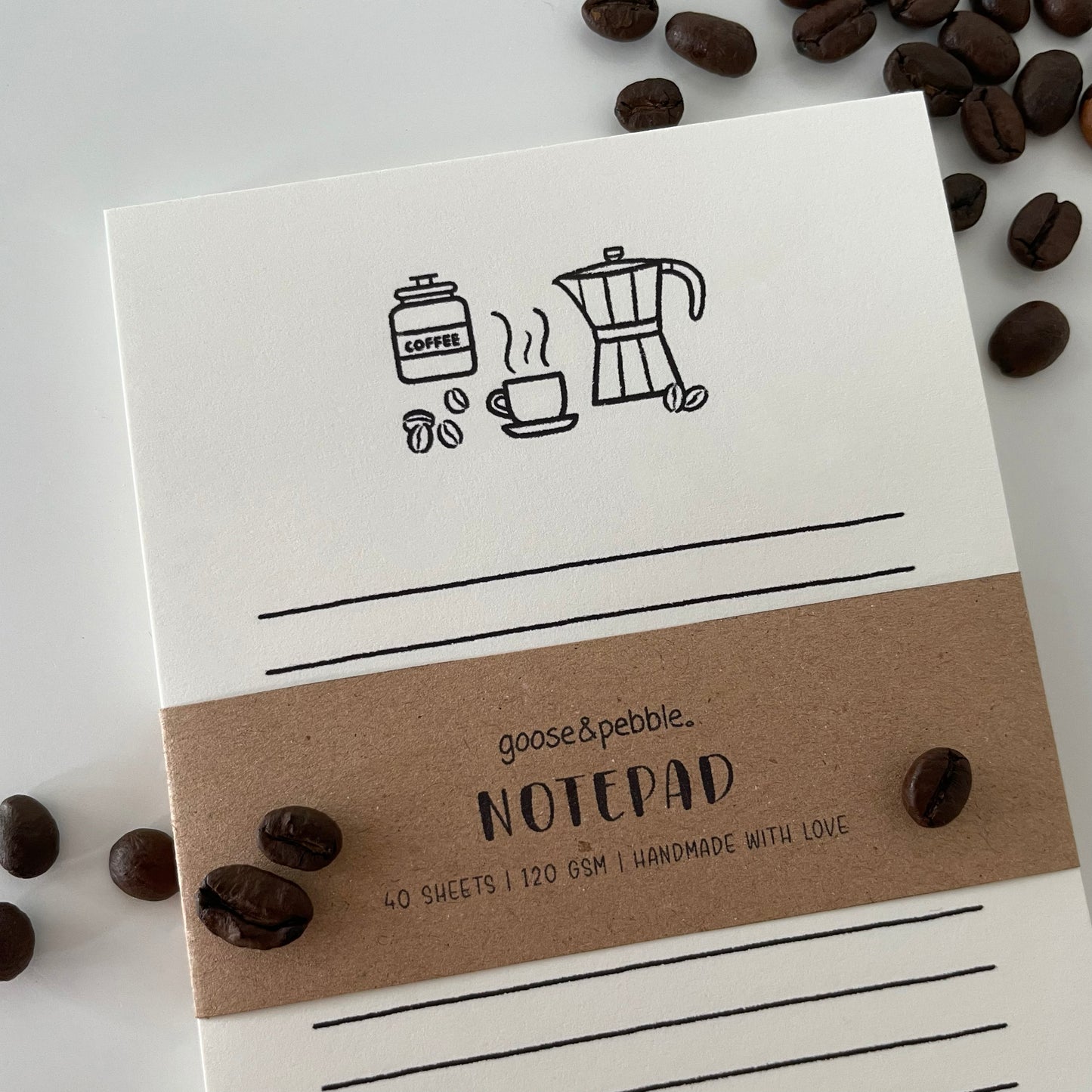 Coffee Notes A6 Notepad