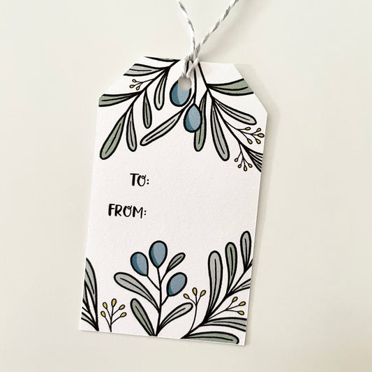Olive Gift Tags