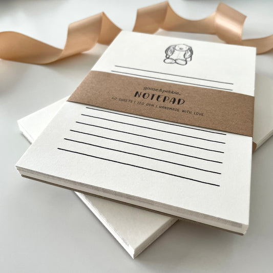 Plushie Bunny A6 Notepad