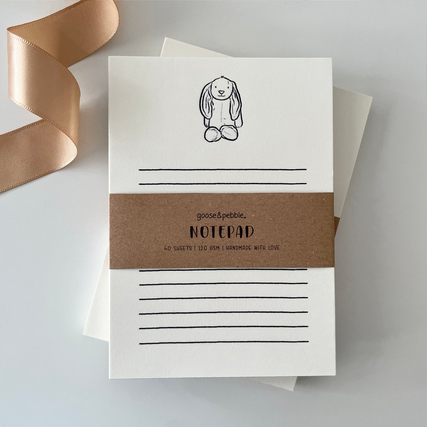 Plushie Bunny A6 Notepad