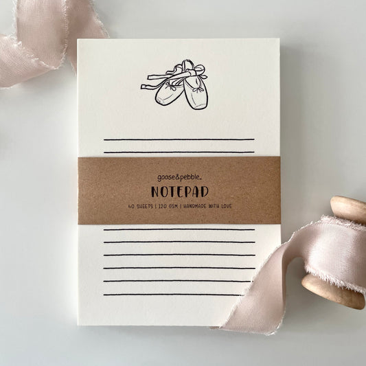 Right on Pointe A6 Notepad