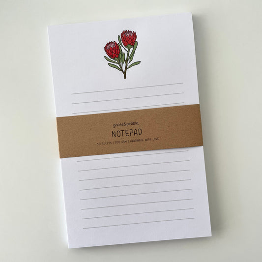 Protea Lined Notepad