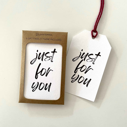 Just for You Gift Tags