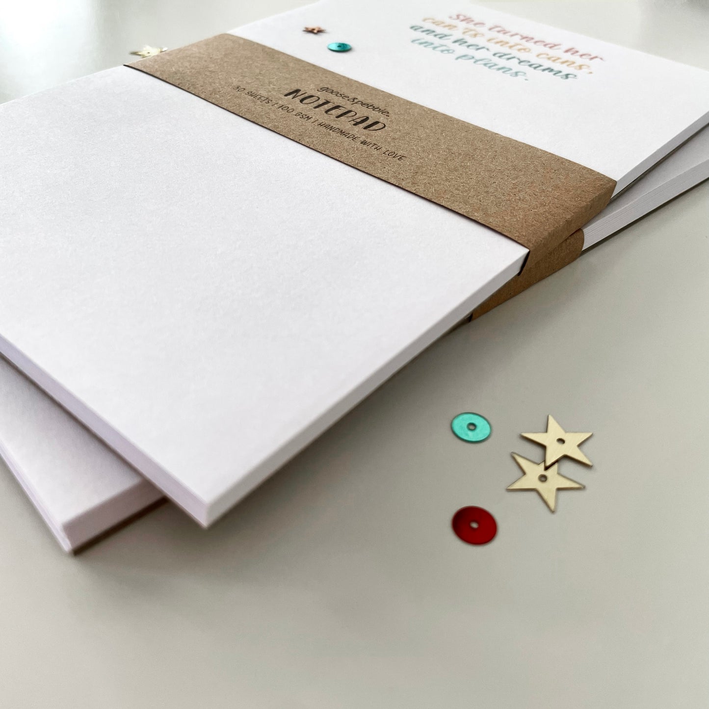 Dreams into Plans Unlined Notepad