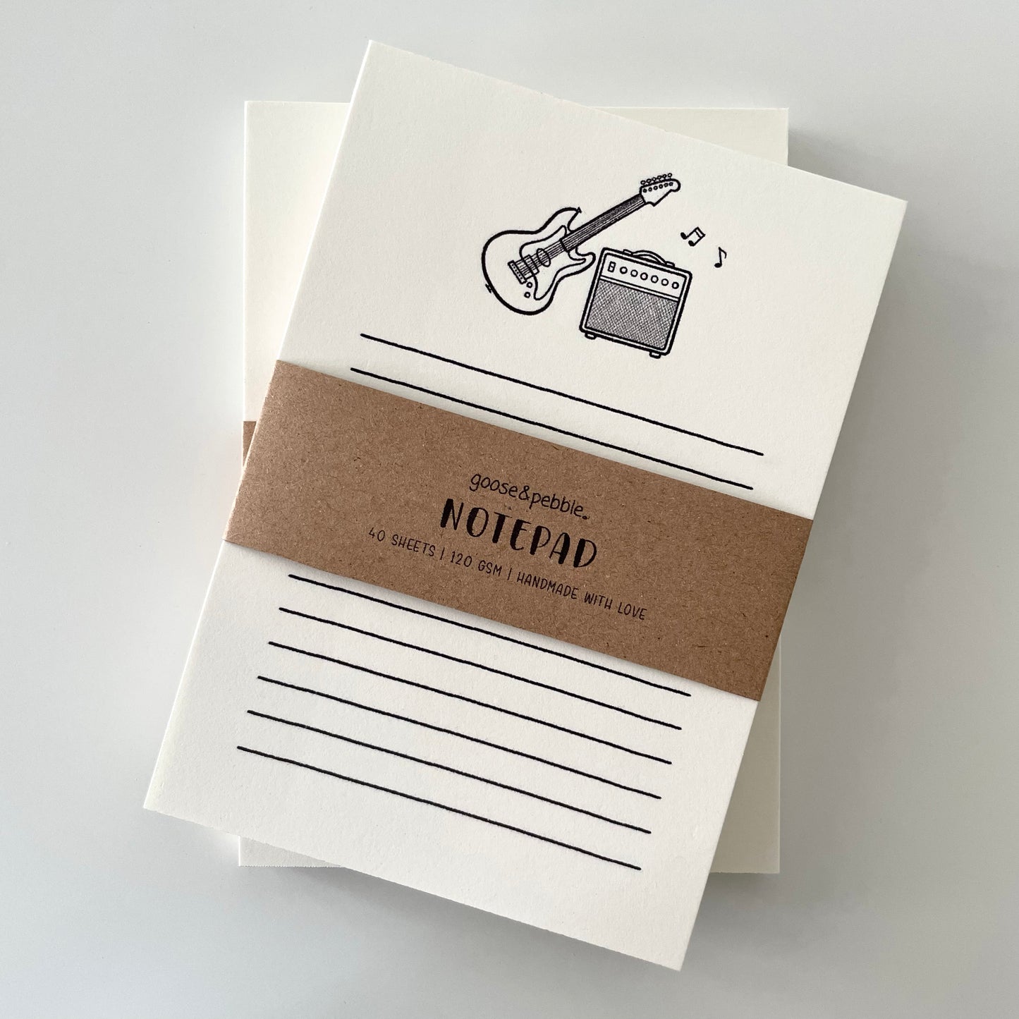 Strum & Scribble A6 Notepad