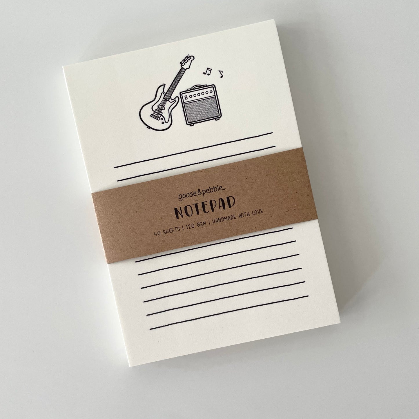 Strum & Scribble A6 Notepad