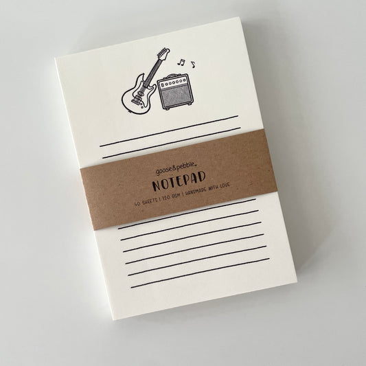 Strum & Scribble A6 Notepad