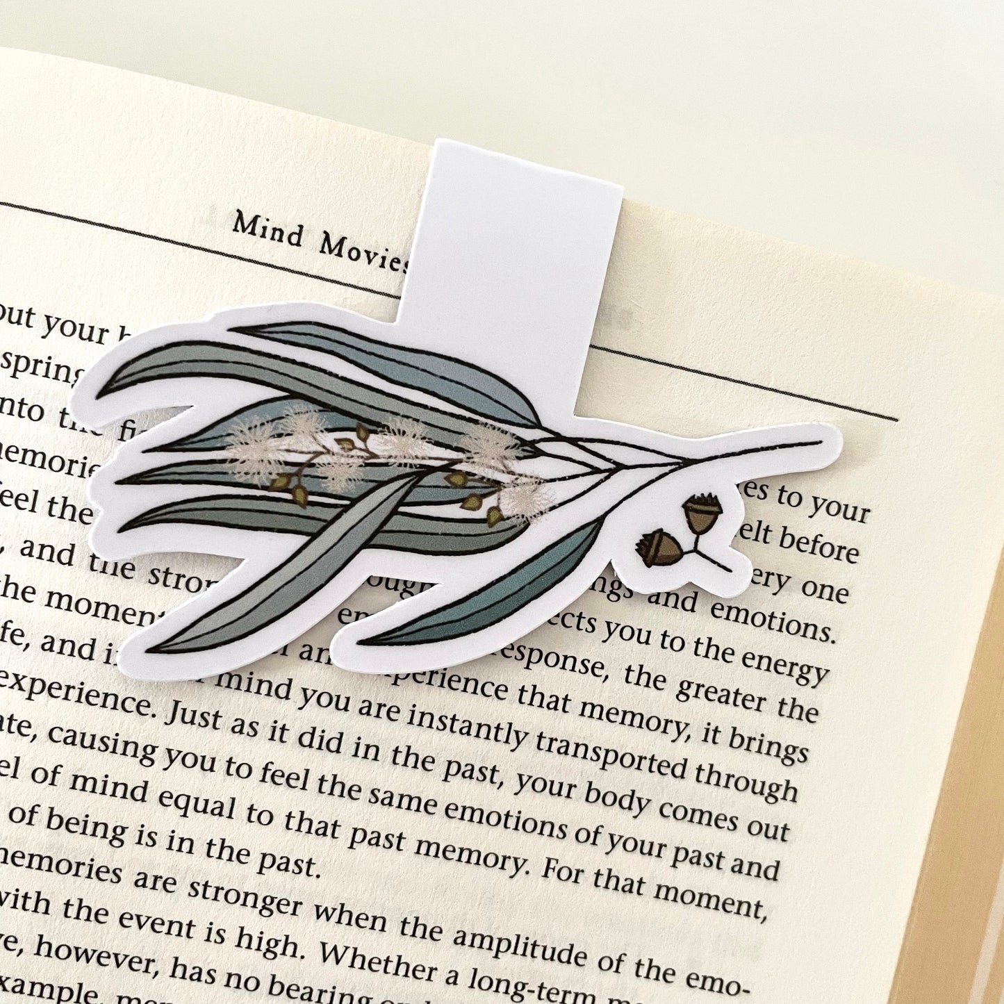 Gum Leaves Magnetic Bookmark