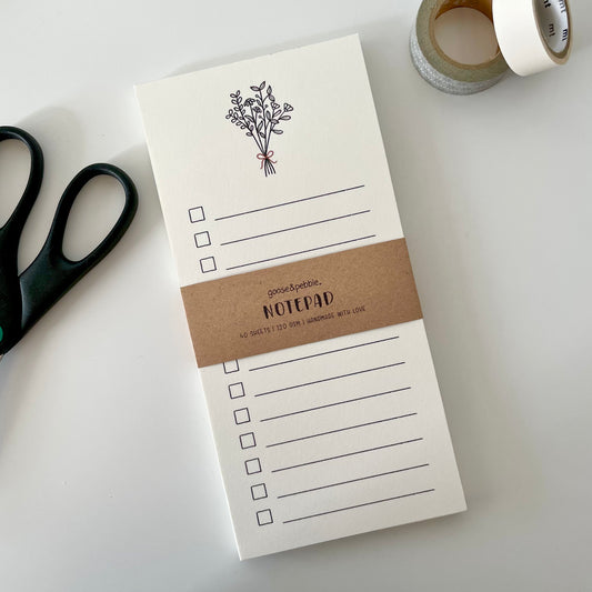 Floral Bouquet To-Do List Notepad