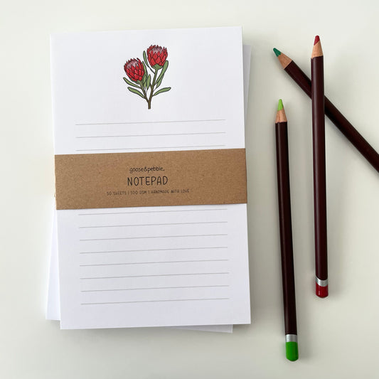 Protea Lined Notepad